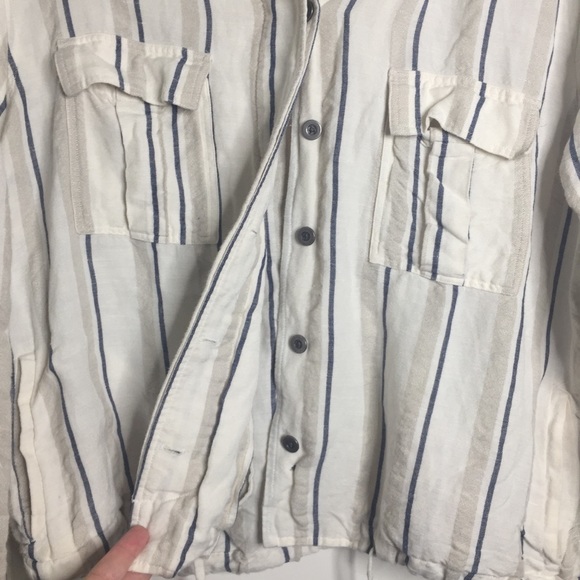 Rails Rowen Coco Stripe Utility Jacket size large - Picture 8 of 16